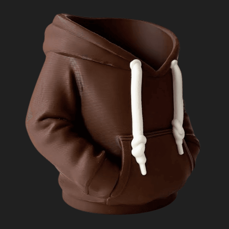 Hoodie brun - Billede 3