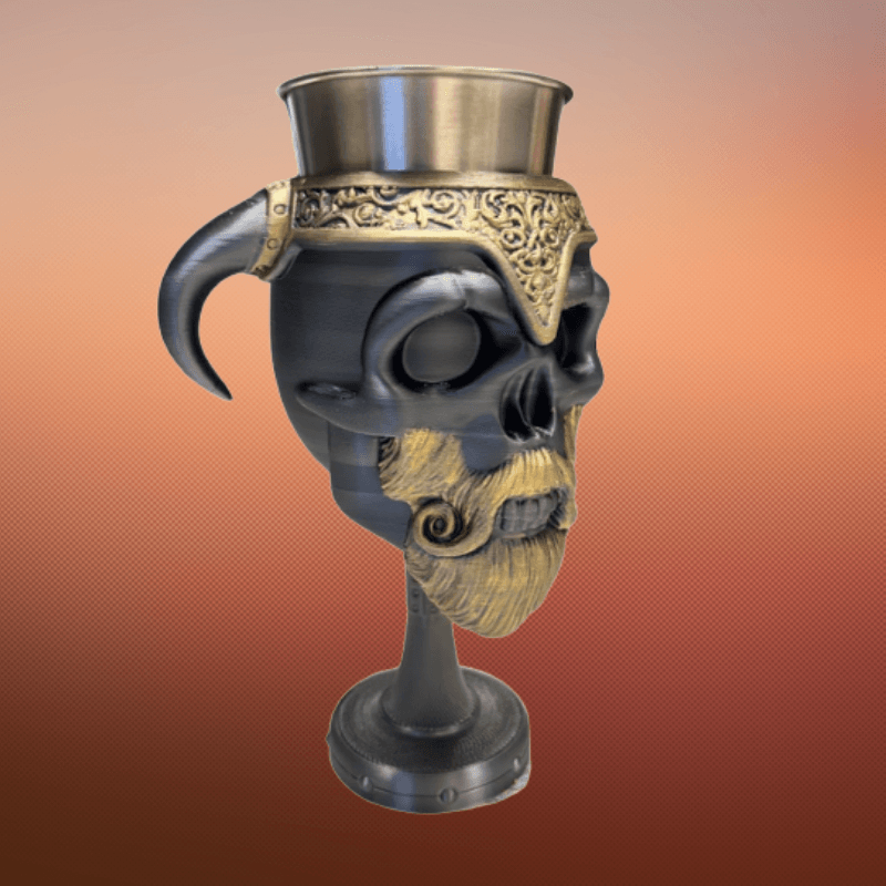 King Chalice krus dark/gold med indsats - Billede 2
