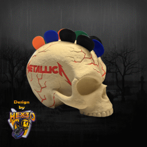 Skull METALLICA plektreholder