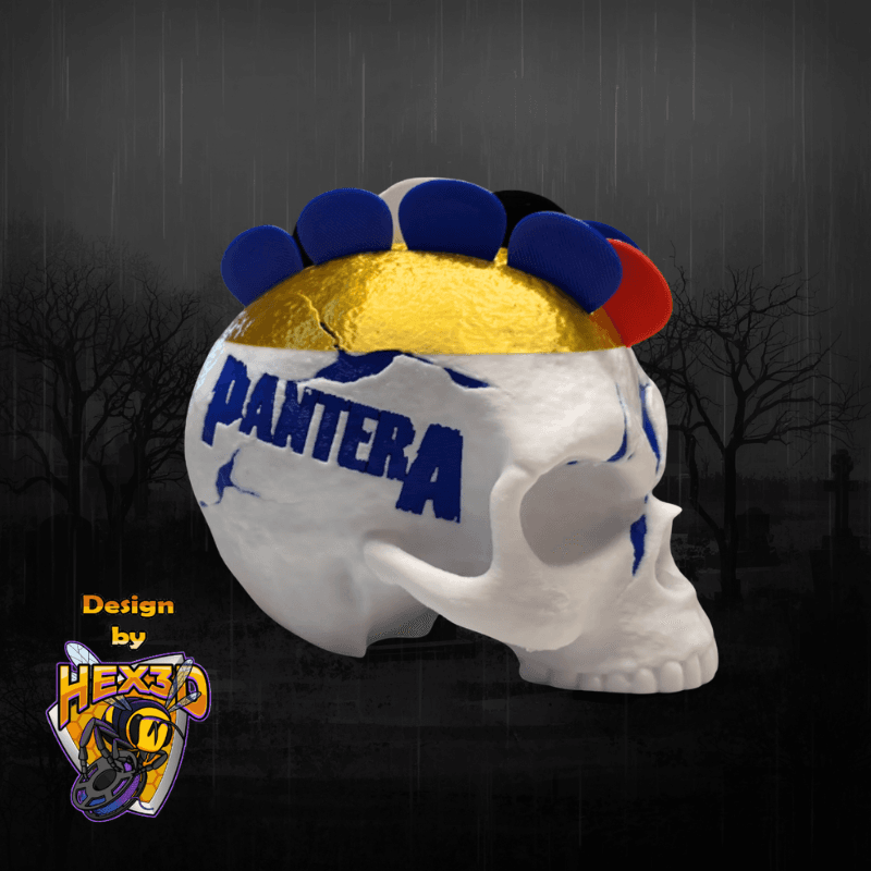 Skull PANTERA plektreholder