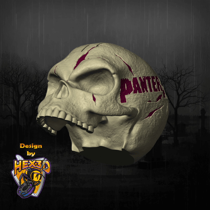Skull PANTERA plektreholder - Billede 3