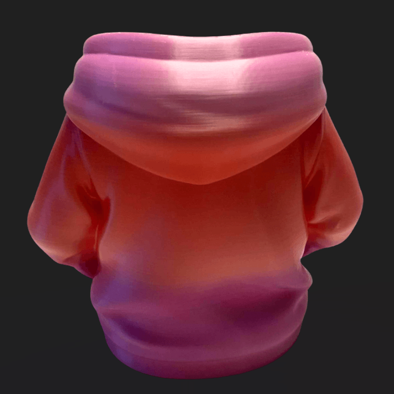 Hoodie pink/orange/purple - Billede 2