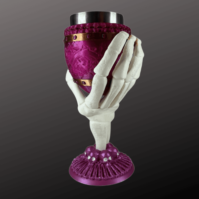 Skullhand Chalice krus bordeaux/bronze