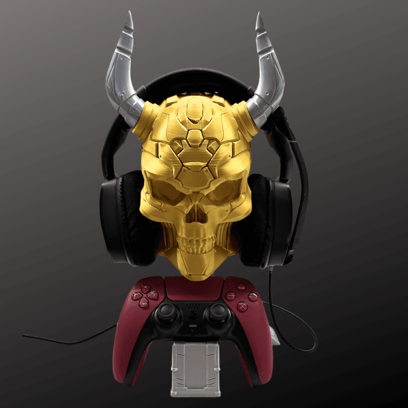 Sci-fi Skull Controller & Headphone Holder