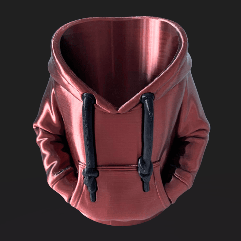 Hoodie sortbronze