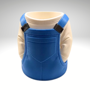 Arbejds overall hvid/blå