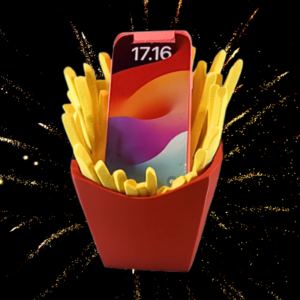 Pommesfrites mobilholder