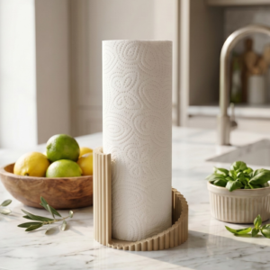 Smart køkkenrulleholder beige model 2