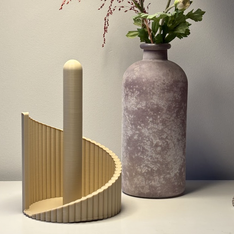 Smart køkkenrulleholder beige model 2 - Billede 3